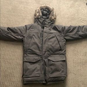 Grey Eddie Bauer Parka size small